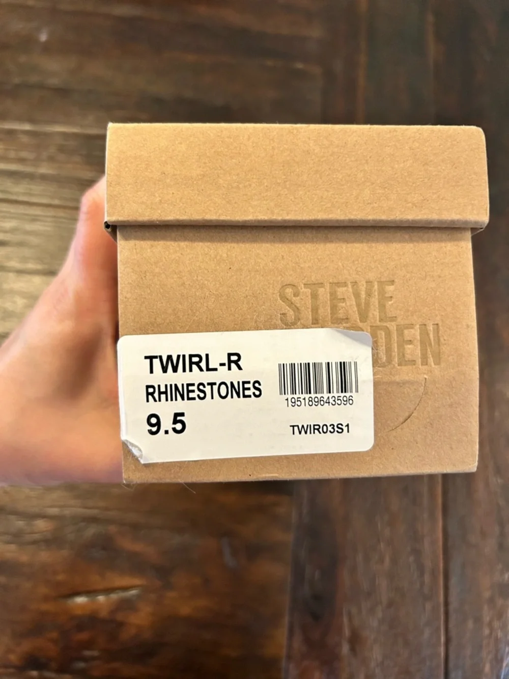 Steve Madden Twirl-R Rhinestone Strappy Lace-Up Flat Sandals - 9.5 - Picture 9 of 9